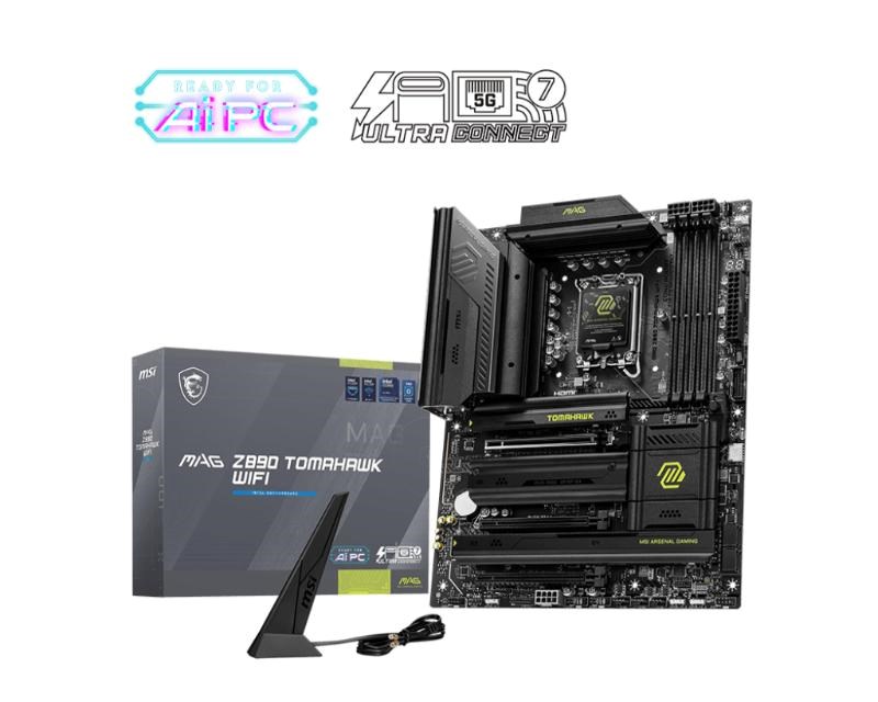MSI MB Sc LGA1851 MAG Z890 TOMAHAWK WIFI, Intel Z890, 4xDDR5, 1xHDMI, 2xUSB4, WI-FI