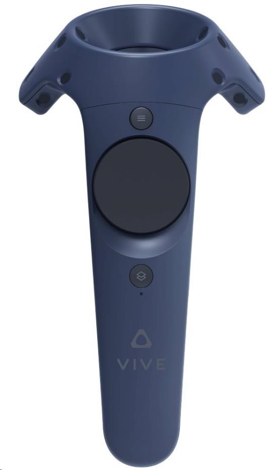 HTC Vive Controller 2.0 (2018), pohybový ovladač pro HTC Vive a Vice Pro, modrá/černá