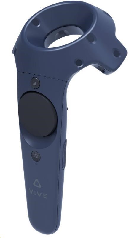 HTC Vive Controller 2.0 (2018), pohybový ovladač pro HTC Vive a Vice Pro, modrá/černá