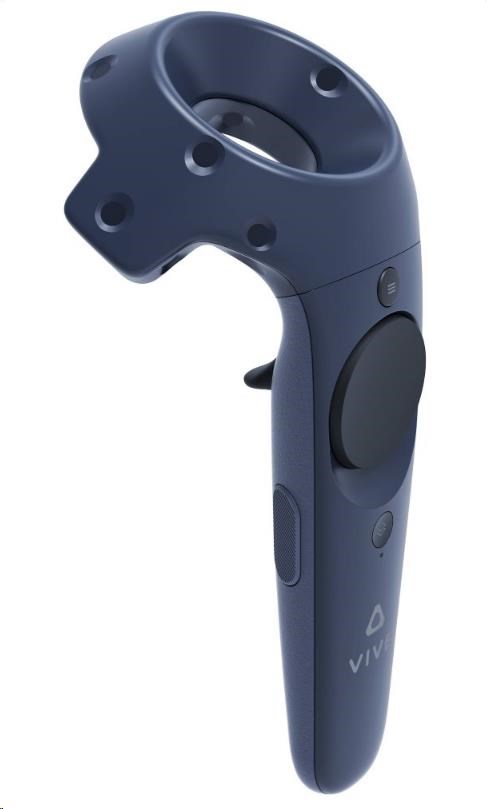 HTC Vive Controller 2.0 (2018), pohybový ovladač pro HTC Vive a Vice Pro, modrá/černá