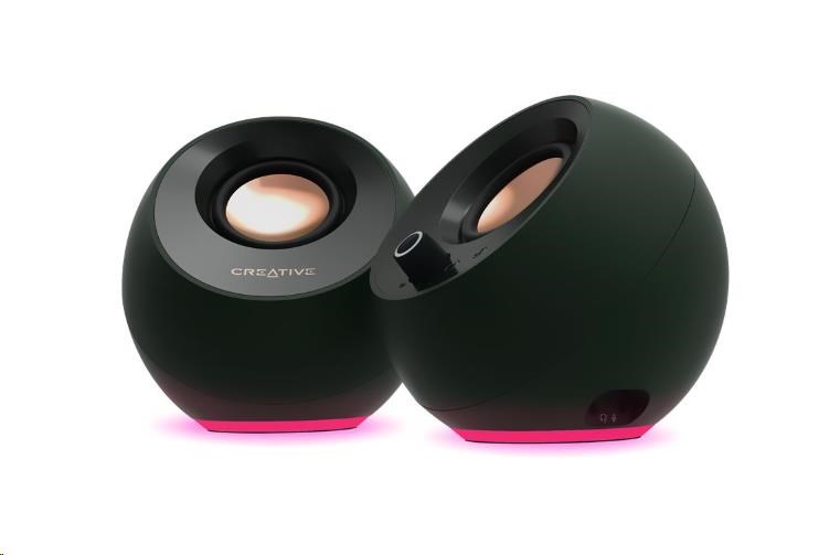 BAZAR - Creative repro Pebble Pro - mobilní reproduktor - černý - Poškozený obal (Komplet)