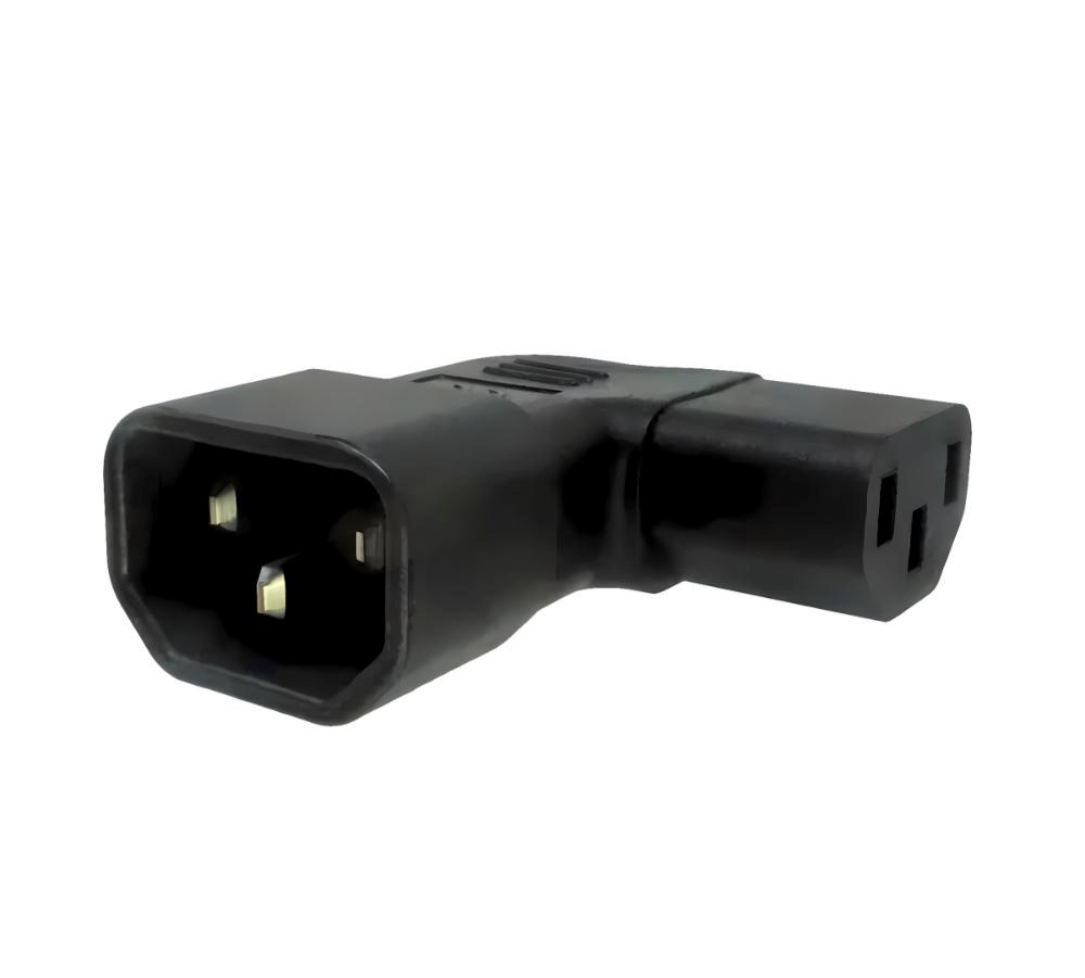 Adaptér úhlový na stranu IEC C13 na IEC C14 napětí 230V, 10A