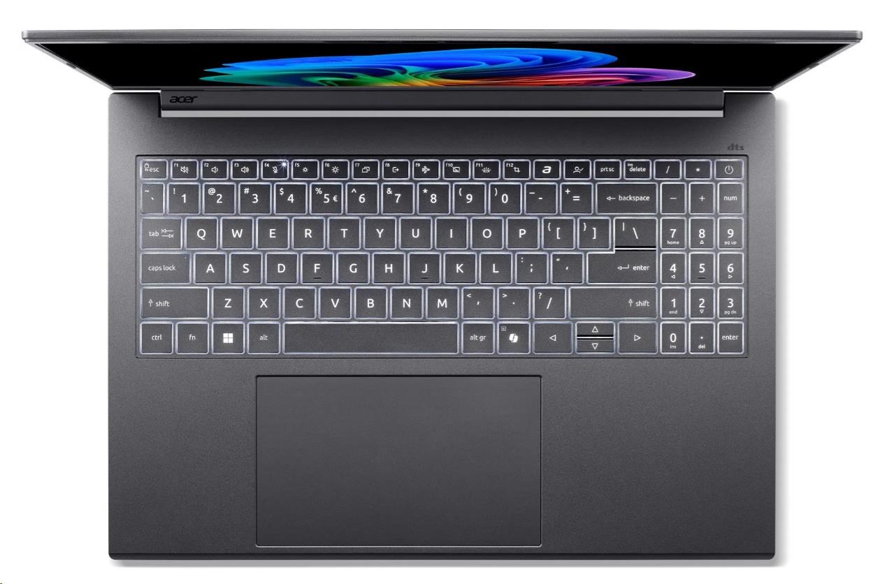 ACER NTB Aspire 16 AI (A16-52M-77L6),Ultra 7 258V,16" 2048x1280,32GB,1TB SSD,iArc 140V,W11 Home,Steel Gray