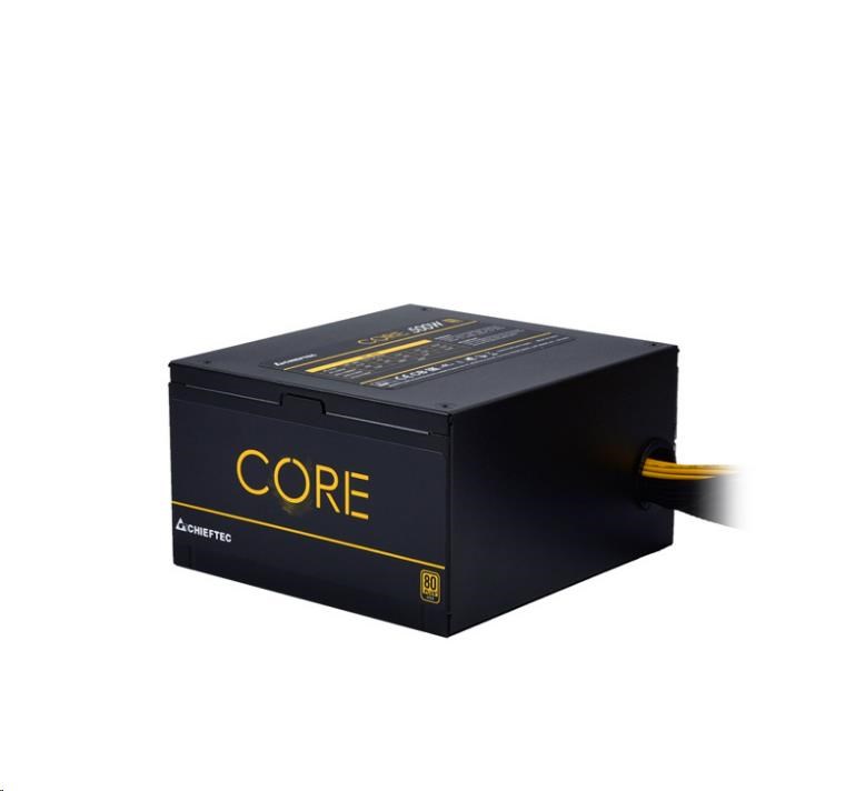 CHIEFTEC zdroj Core Series BBS-600S, 600W, 120mm fan, 80+ Gold