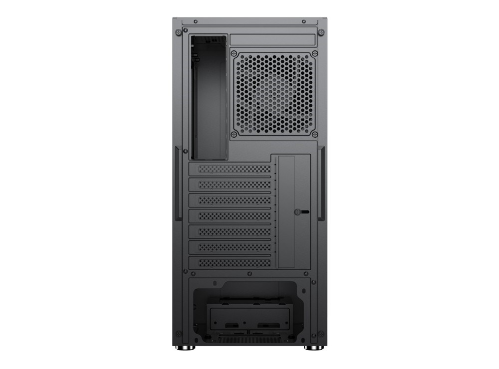 1stCOOL skříň GAMER 4, Mid tower, AU, USB 3.0, USB-C, 2x120mm, bez zdroje, černá