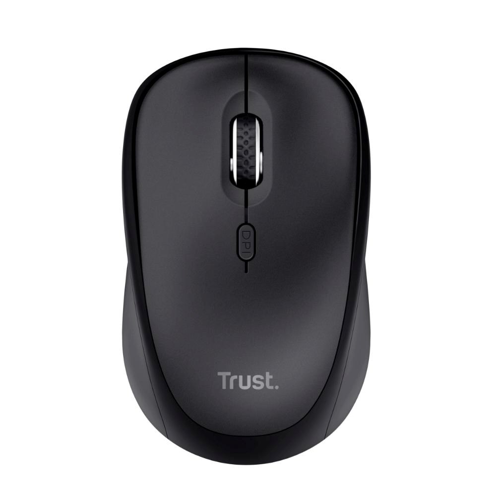 TRUST Set klávesnice + myš ODY II, Bezdrátový set RF 2.4GHz, DE, černá