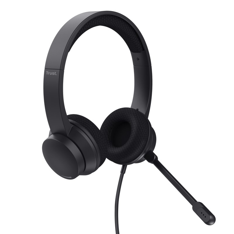 TRUST sluchátka s mikrofonem HS-260, USB, PC headset