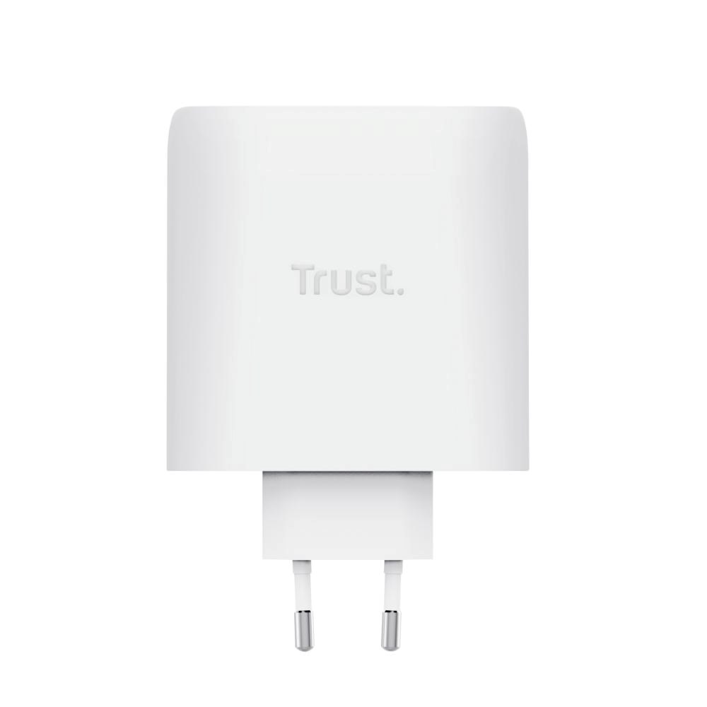 TRUST GaN Nabíječka MAXO 100W 2-Port, USB-C, bílá