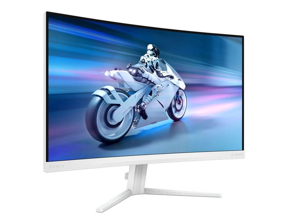 Philips MT 27" 27M2C5201L - 1920x1080,Fast VA,180Hz,2xHDMI,1xDP,zakřivený,bílá