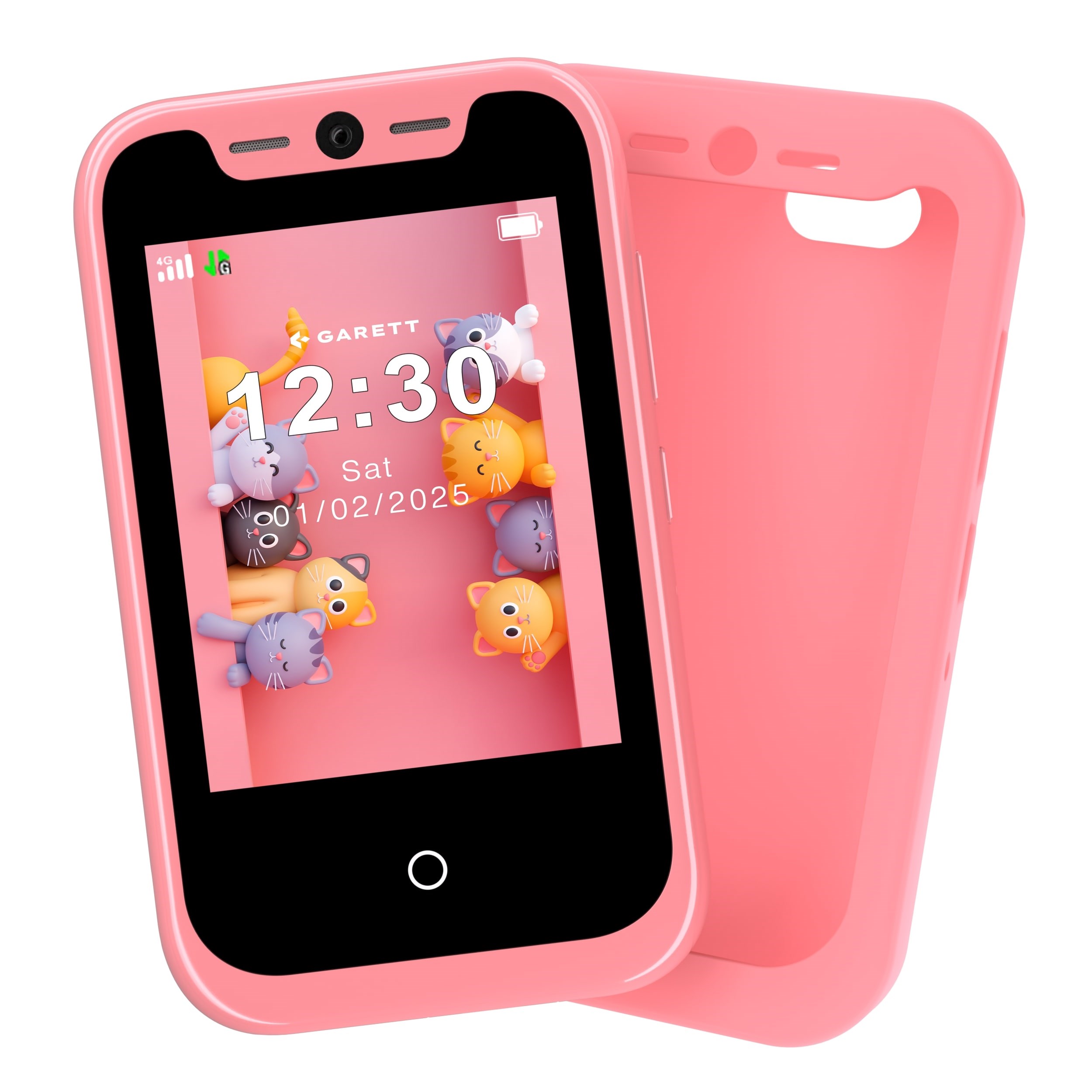 Garett Smartphone OneKid Pink - telefon pro děti, s rodičovským dohledem, růžový