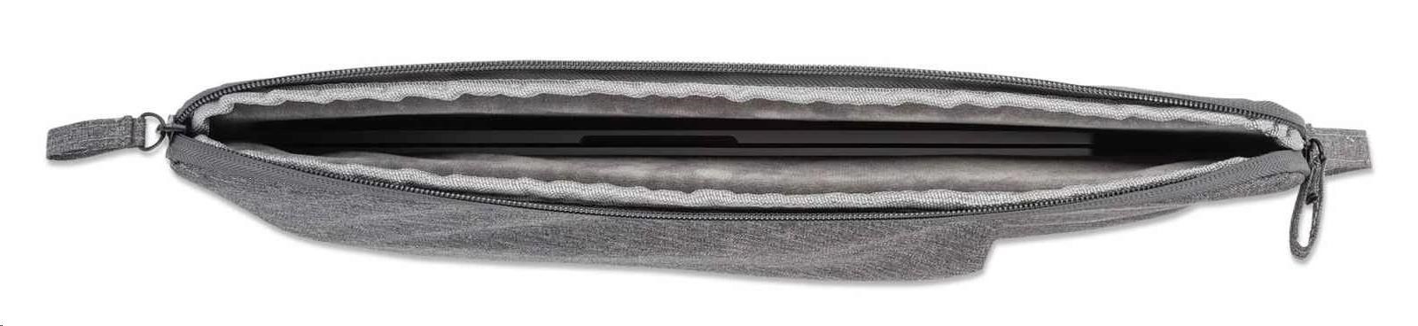 MANHATTAN Pouzdro Seattle Notebook Sleeve 15.6", Voděodolný, šedá