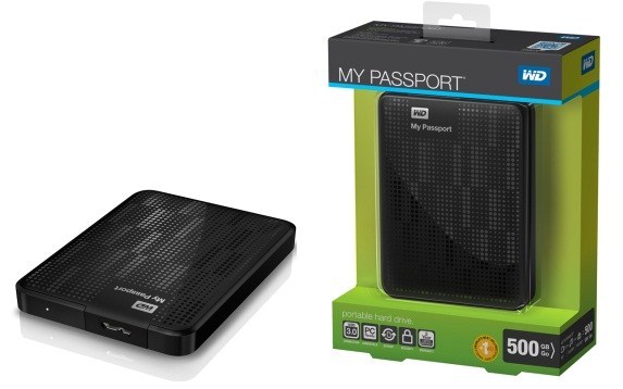 BAZAR - WD My Passport 500GB Ext. 2.5" USB3.0, Black