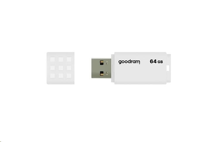 GOODRAM Flash Disk 64GB UME2, USB 2.0, bílá