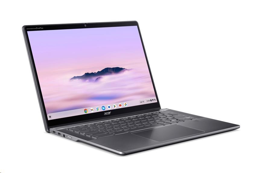 BAZAR - ACER NTB Chromebook Plus Spin 514 (CP514-4HN-52NT), ICore 5 120U, 8GB, 256GB PM4 SSD, Intel Iris Xe, Chrome, Gre