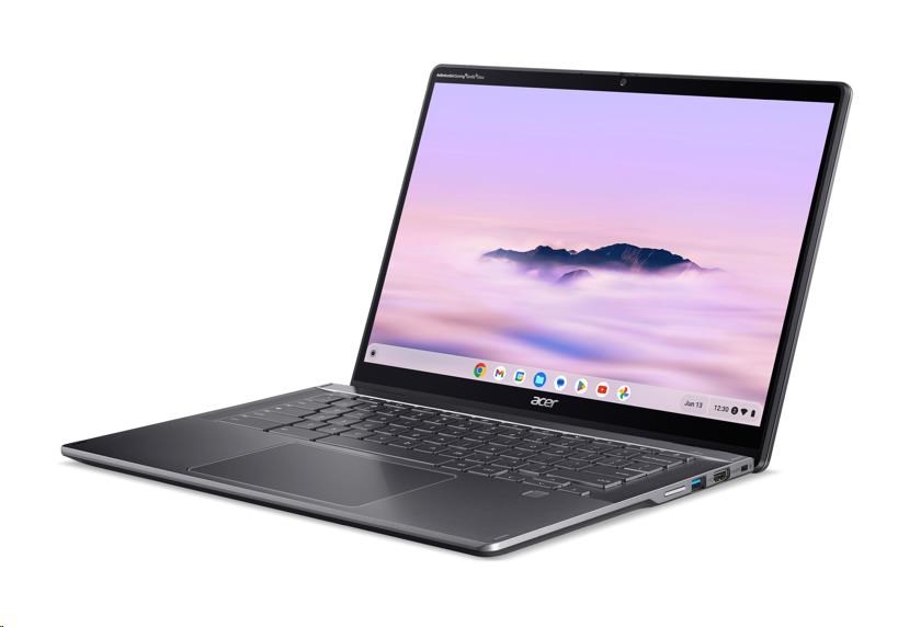 BAZAR - ACER NTB Chromebook Plus Spin 514 (CP514-4HN-52NT), ICore 5 120U, 8GB, 256GB PM4 SSD, Intel Iris Xe, Chrome, Gre