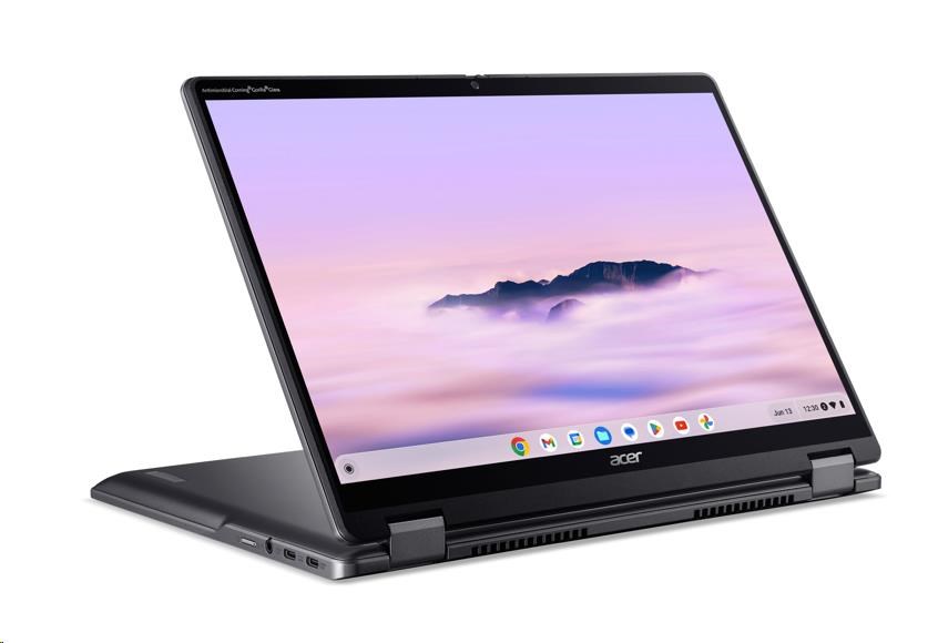 BAZAR - ACER NTB Chromebook Plus Spin 514 (CP514-4HN-52NT), ICore 5 120U, 8GB, 256GB PM4 SSD, Intel Iris Xe, Chrome, Gre