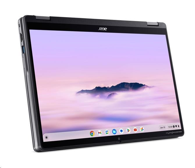 BAZAR - ACER NTB Chromebook Plus Spin 514 (CP514-4HN-52NT), ICore 5 120U, 8GB, 256GB PM4 SSD, Intel Iris Xe, Chrome, Gre