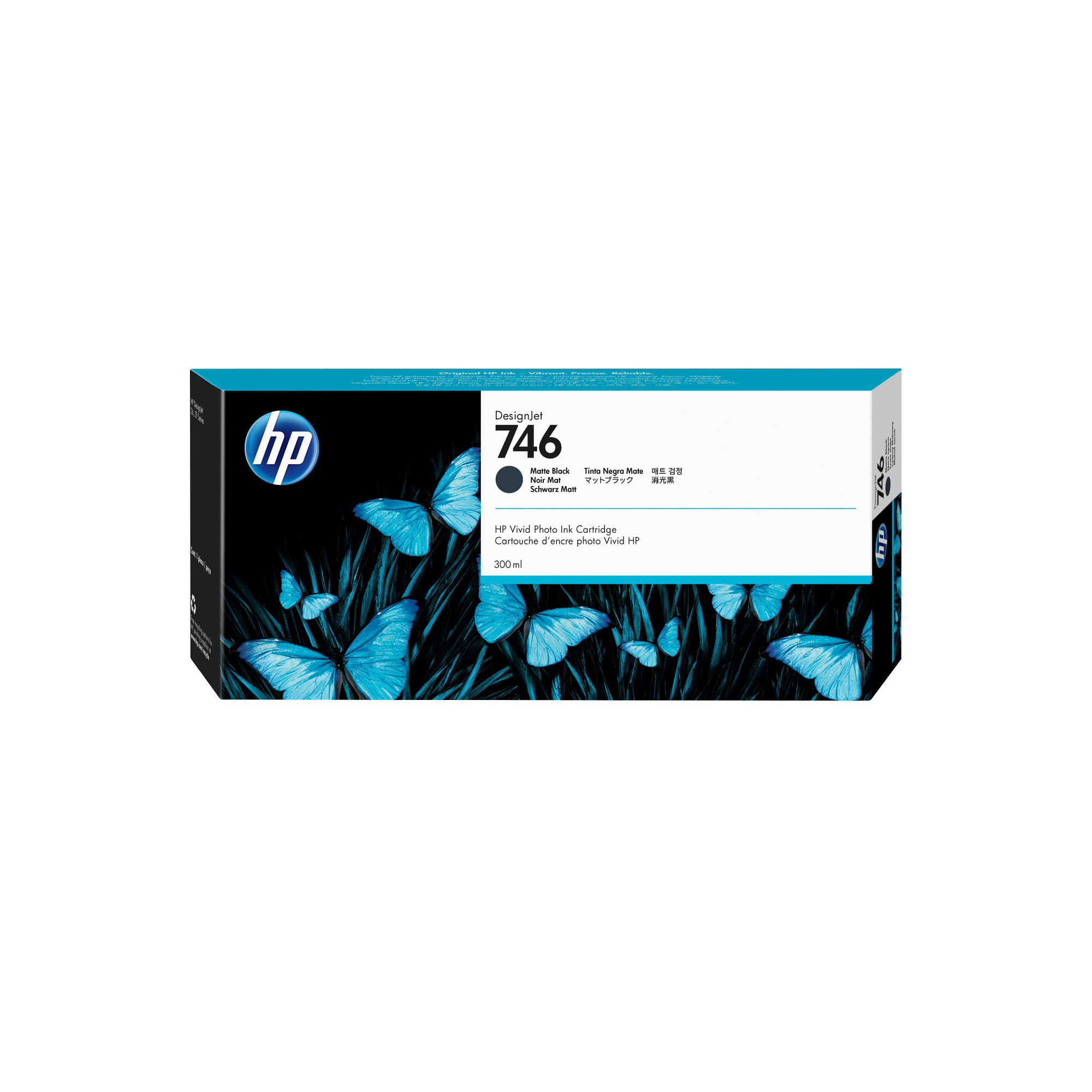 HP 746 300-ml Matte Black Ink Cartridge