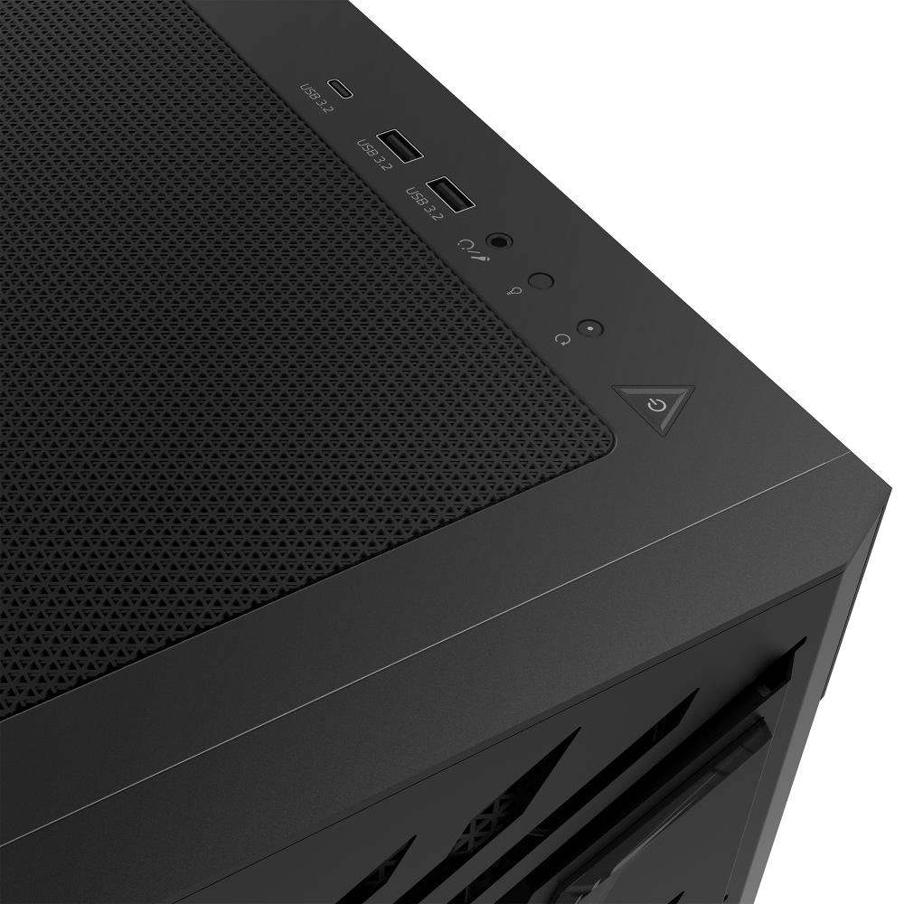 ADATA XPG case STARKER AIR BTF Mid-Tower, bez zdroje, 4x 120mm ARGB, Černá