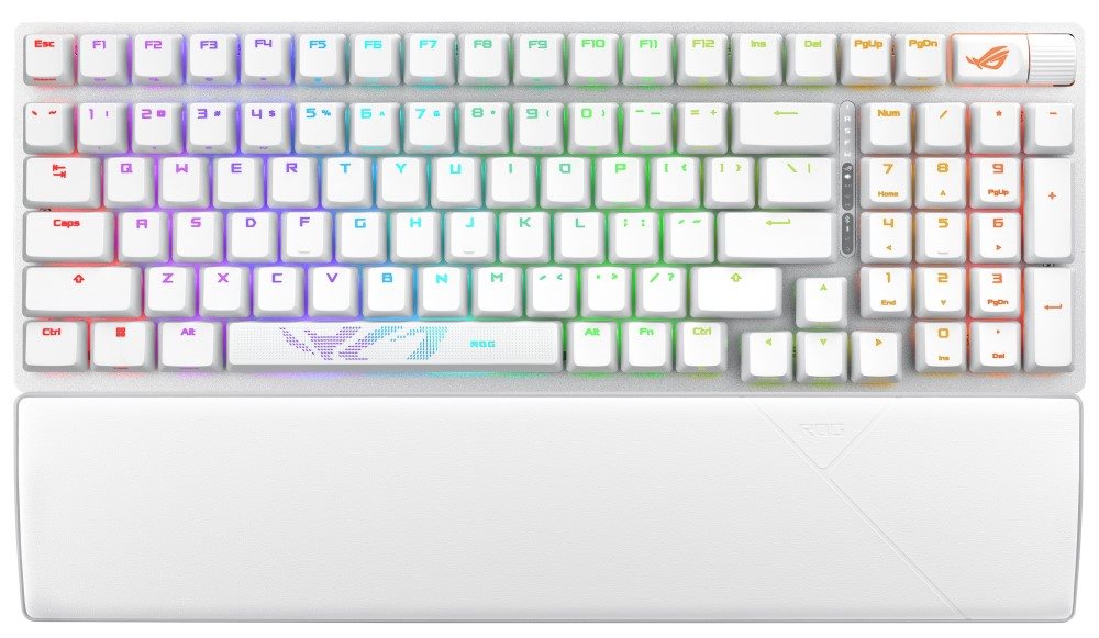 ASUS klávesnice ROG STRIX SCOPE II 96 WL WHITE/NXSW/US/PBT