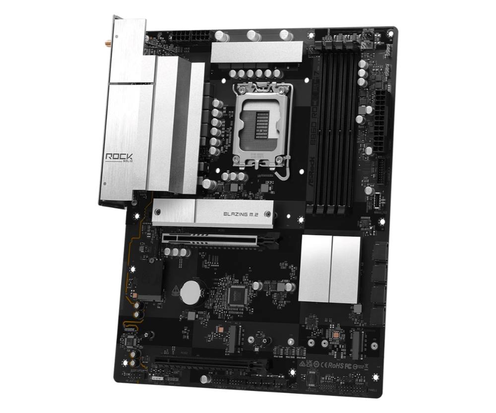 ASRock MB Sc LGA1851 B860 Rock WiFi 7, Intel B860, 4xDDR5, 1xHDMI, WiFi, ATX