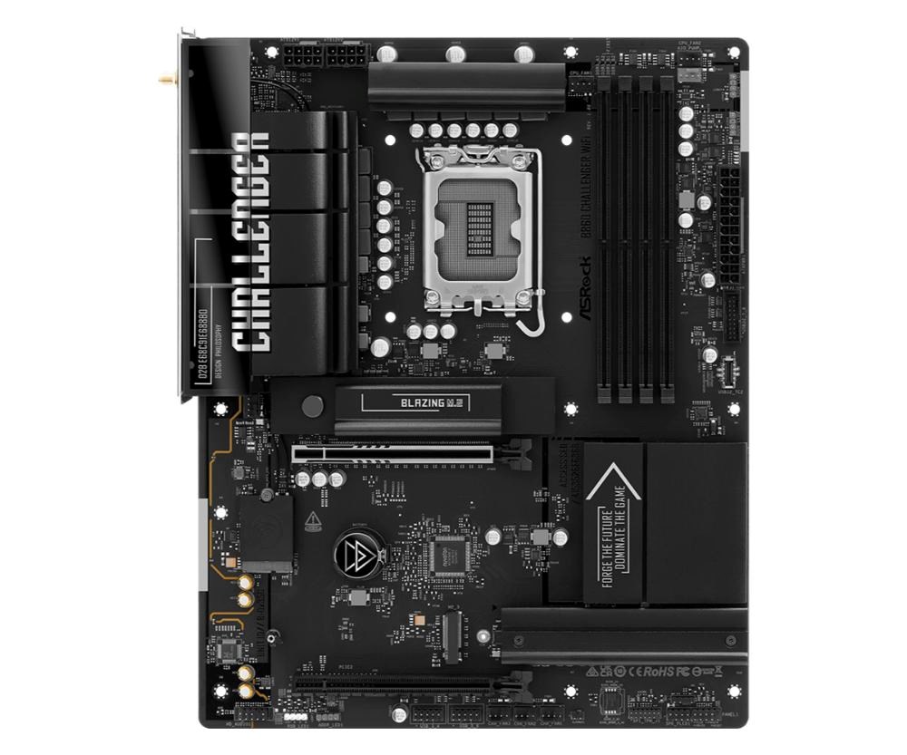 ASRock MB Sc LGA1851 B860 Challenger WiFi, Intel B860, 4xDDR5, 1xHDMI, WiFi, ATX