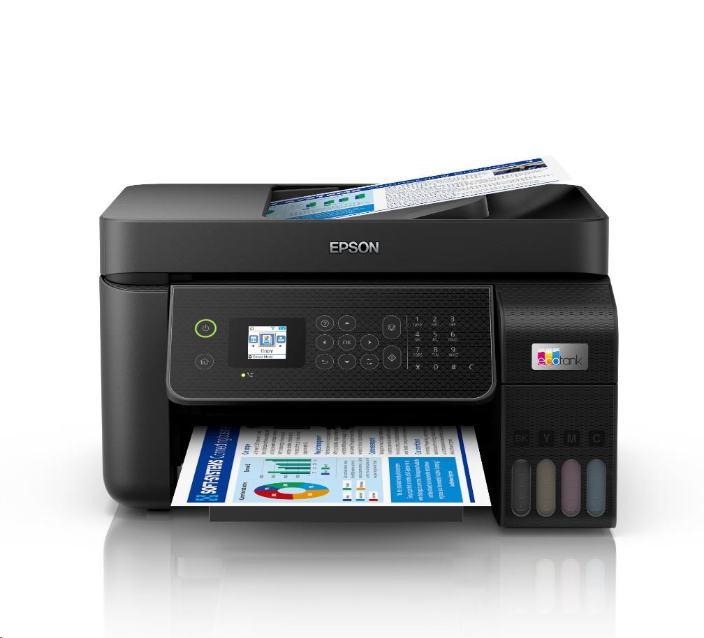 EPSON tiskárna ink EcoTank L5310, 5760x1440dpi, A4, 33ppm, Wi-Fi, USB, Ethernet, ADF, sken,Záruka 5 let po registraci