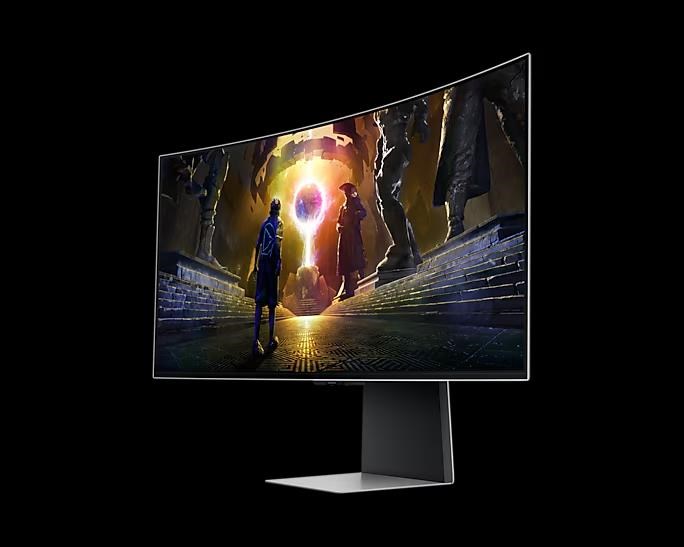 SAMSUNG MT LED LCD Monitor 34" Samsung ViewFinity G85SD - 3440x1440, QD-OLED, 175 Hz, repro, 1,07 miliardy barev