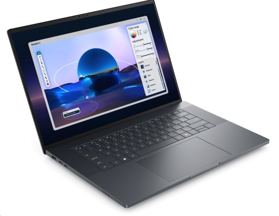 DELL NTB Pro Max Premium 16 MA16250/U7-265H/32GB/1TB SSD/16" FHD+ /IR Cam/NVIDIA RTX 1000/WLAN/Backlit Kb/W11P/3Y PS NBD