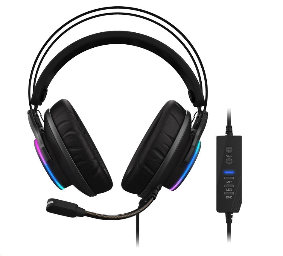 BAZAR GIGABYTE sluchátka s mikrofonem AORUS H1, headset, USB (ROZBALENO)