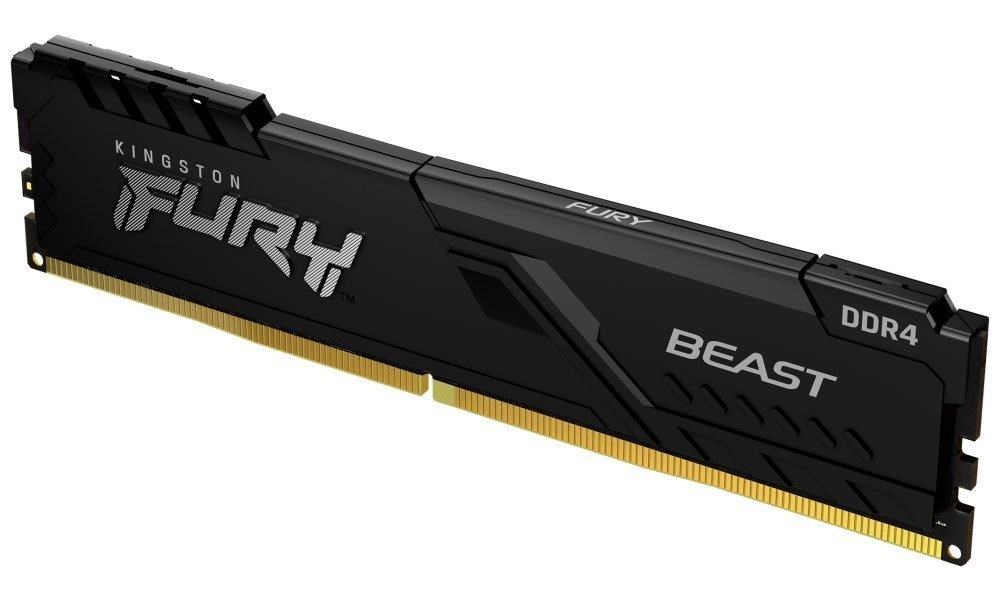 BAZAR KINGSTON DIMM DDR4 16GB 3200MT/s CL16 FURY Beast Černá (ROZBALENO)