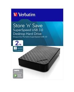 VERBATIM HDD 2TB Store 'n' Save, USB 3.0, GEN II