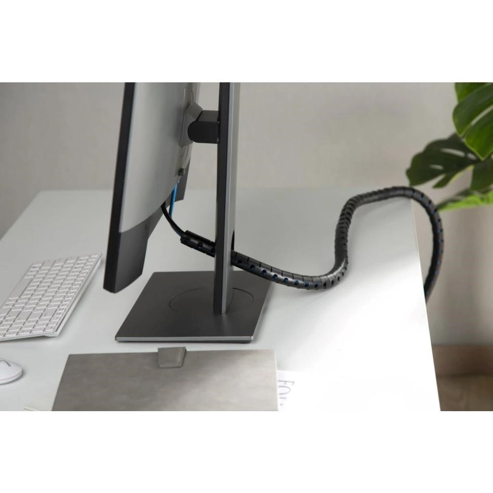 EVOLVEO CableHold, organizér kabelů, 2,5 m x 2 cm, samosvorný, černý