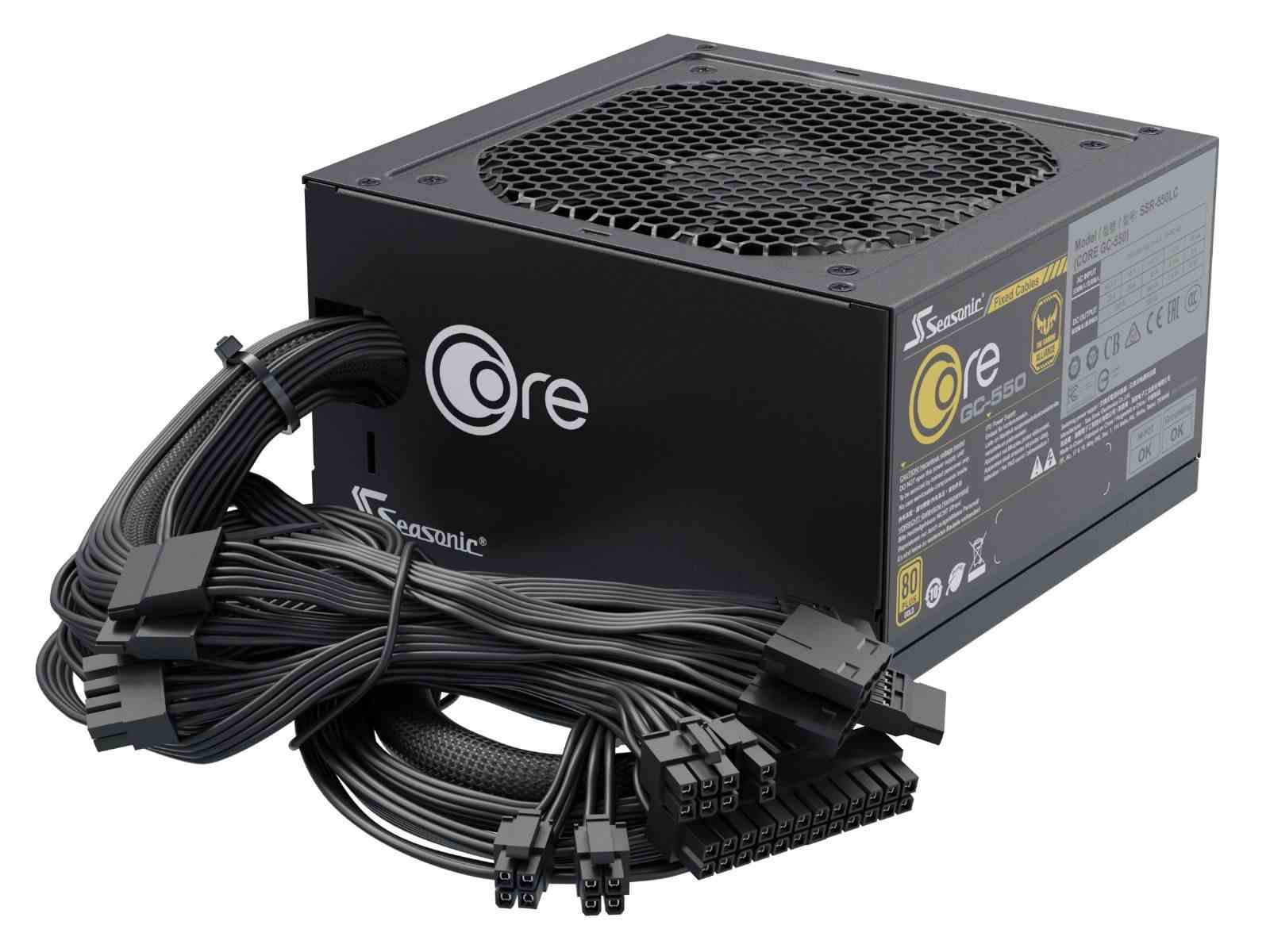 BAZAR - SEASONIC zdroj 650W CORE GM-650 (SSR-650LM), ATX, 12cm fan, 80+ GOLD - Po opravě