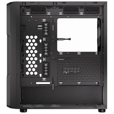 BAZAR - Endorfy skříň Regnum 400 ARGB / ATX / 4x120mm ARGB / 2xUSB / prosklená bočnice / černá, Poškozený obal