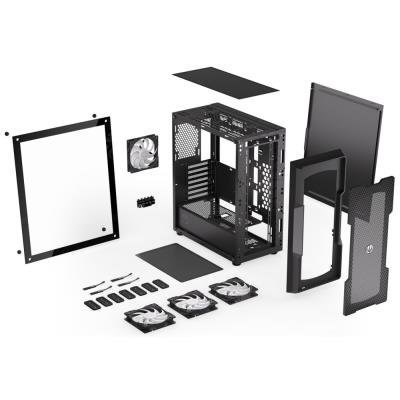 BAZAR - Endorfy skříň Regnum 400 ARGB / ATX / 4x120mm ARGB / 2xUSB / prosklená bočnice / černá, Poškozený obal