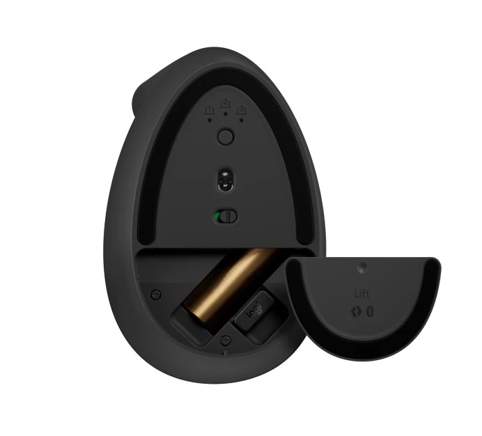 BAZAR - Logitech Lift Left Vertikální ergonomická myš pro leváky, graphite/ black - rozbaleno