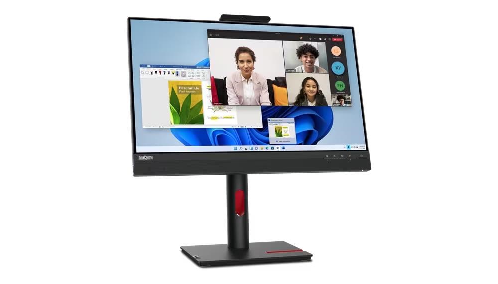 LENOVO LCD TIO 24 Gen5 - 23.8",IPS,matný,16:9,1920x1080,178/178,4/6ms,250cd/m2,1000:1,DP,USB,VESA,Pivot,repro,IRcam