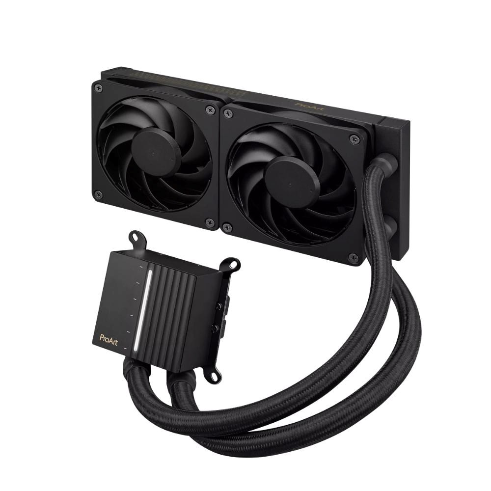 ASUS vodní chladič CPU AIO ProArt LC 240, 2x120mm, LGA1851, AM5, černá