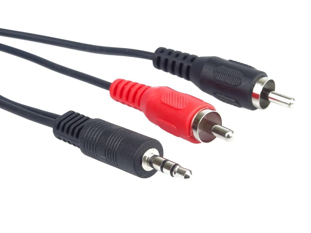 PremiumCord kabel Jack 3.5mm - 2xCINCH, M/M, 1,5m