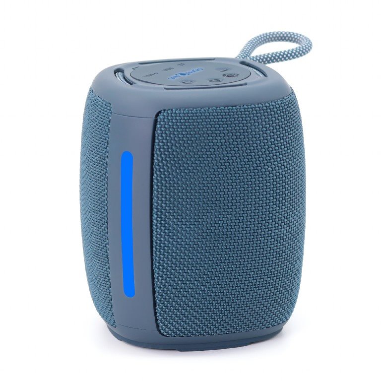 GEMBIRD Repro SPK-BT-LED-03-B, Bluetooth, 5W, RGB LED podsvícení, modrá