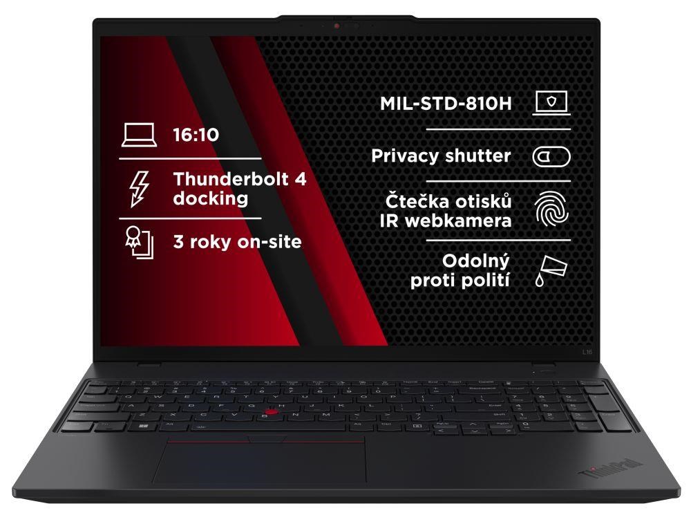 LENOVO NTB ThinkPad L16 AMD G2 - Ryzen7 PRO 250,16" WUXGA,32GB,1TBSSD,5MP+IRcam,W11P