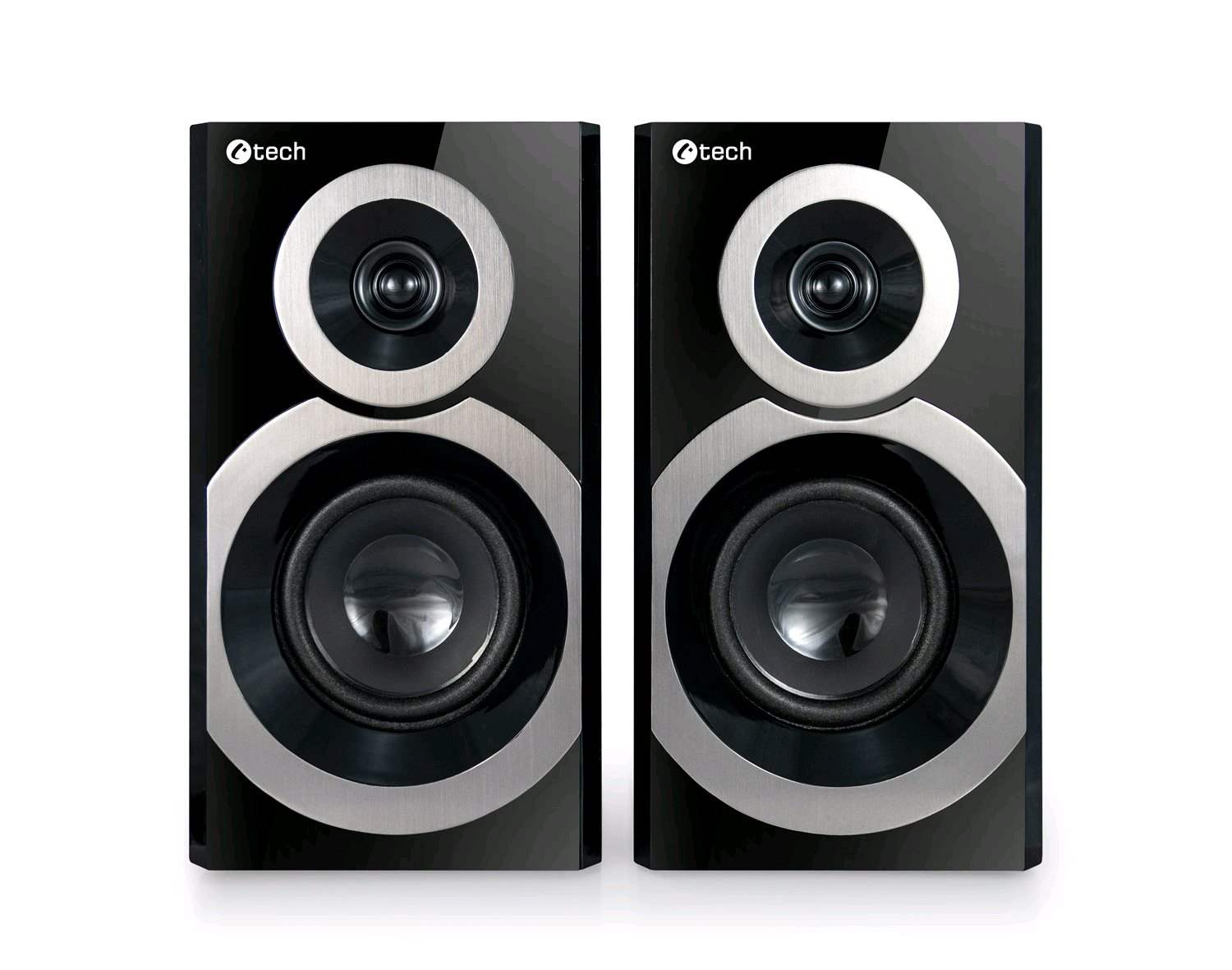 C-TECH repro SPK-310WD, 2.0, dřevěné