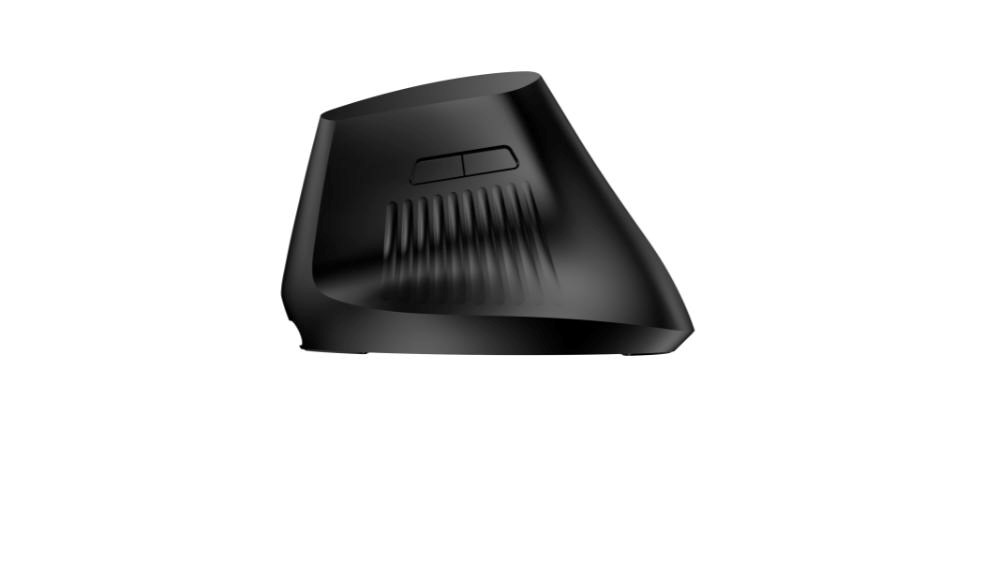 C-TECH Myš VEM-15, vertikální, Dual mode, bezdrátová, BT5.0 + 2,4GHz, 1600DPI, baterie 400 mAh, černá