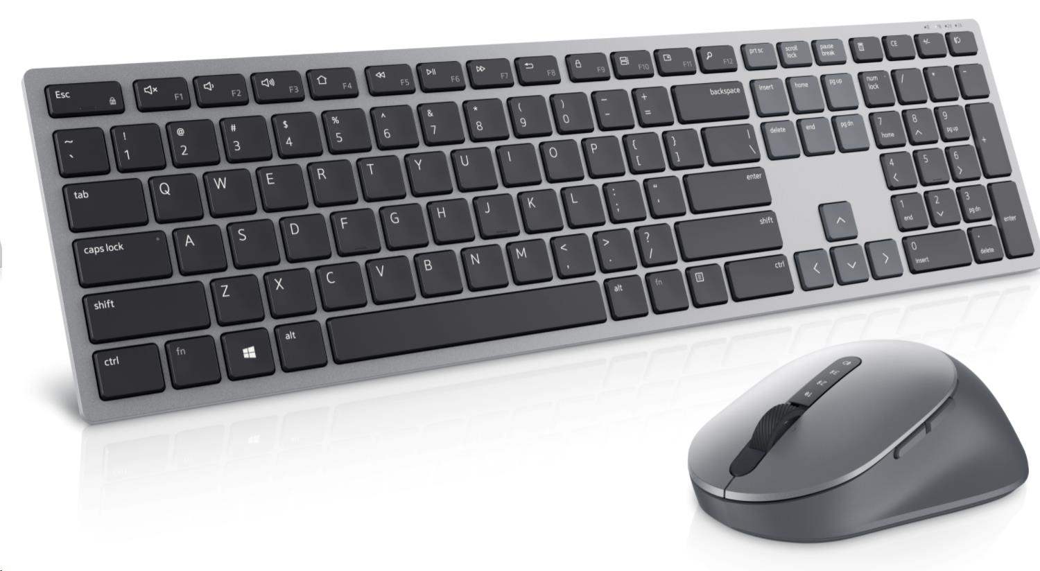 DELL Premier Multi-Device Wireless Keyboard and Mouse - KM7321W - Czech/Slovak (QWERTZ)