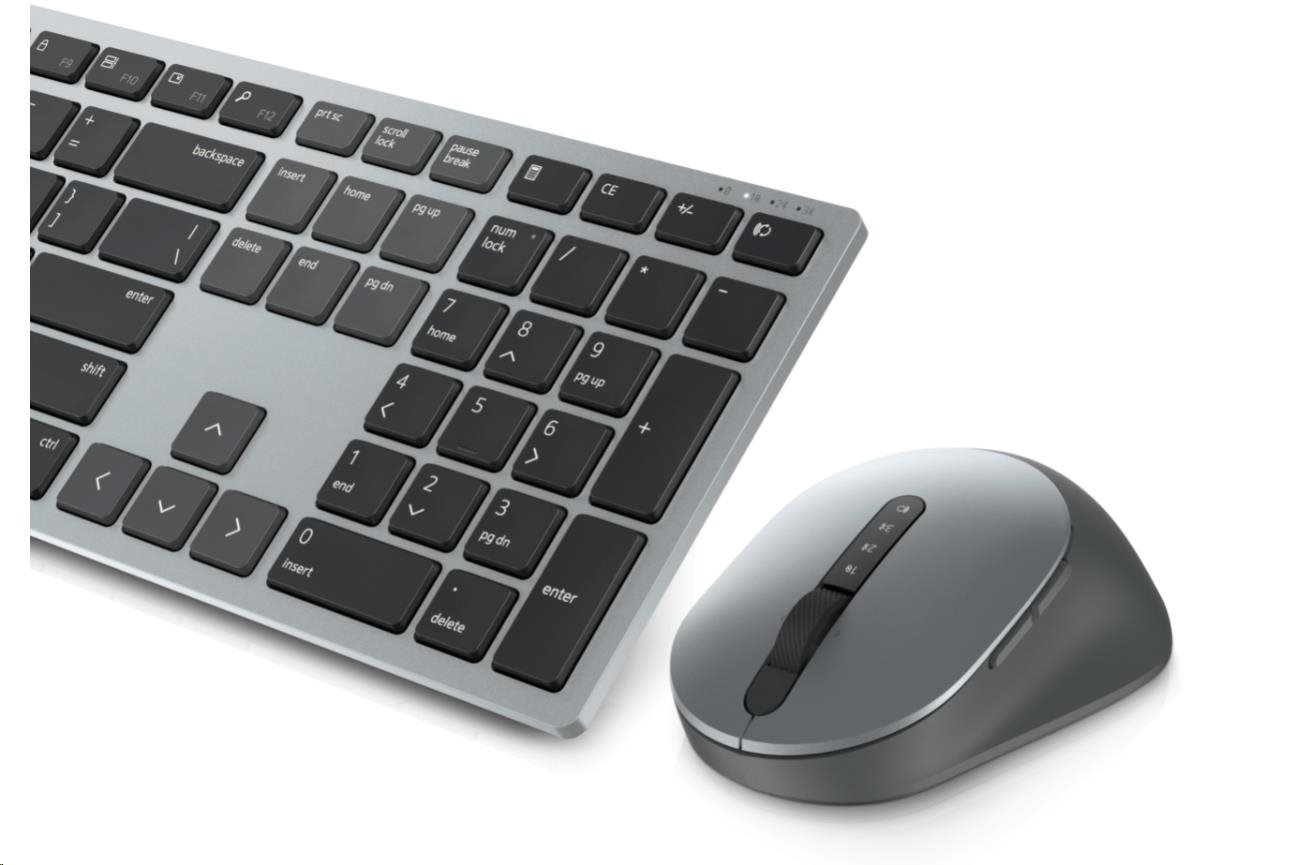 DELL Premier Multi-Device Wireless Keyboard and Mouse - KM7321W - Czech/Slovak (QWERTZ)