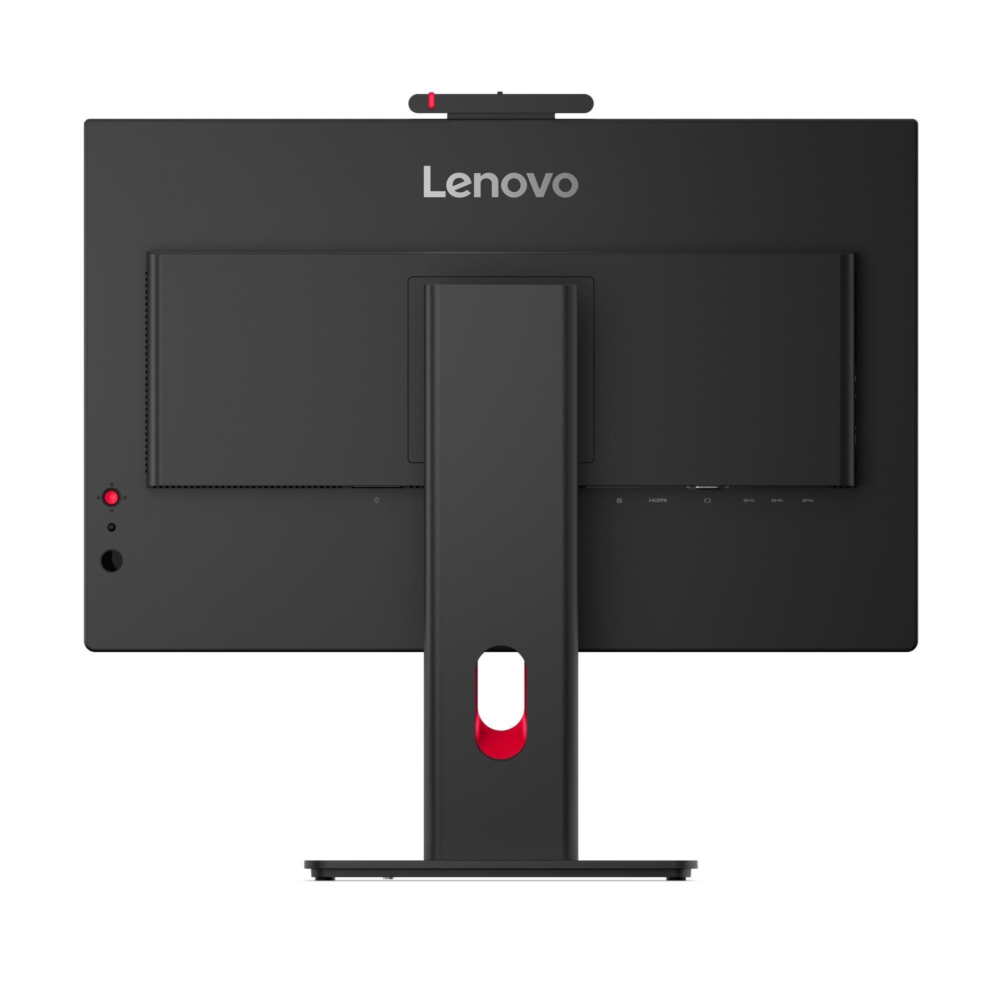 LENOVO LCD T24-4v - 23.8",IPS,16:9,1920x1080,120Hz,1500:1,4ms(GtG),VGA,HDMI,DP,USB Hub,cam,Pivot