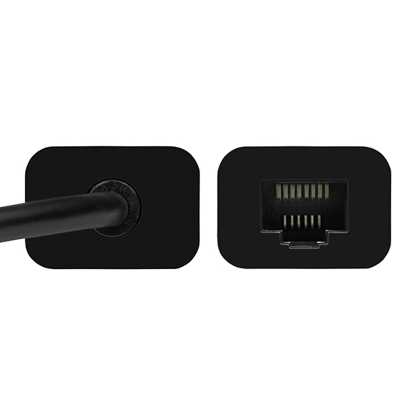 AXAGON ADE-SRC, USB-C 3.2 Gen 1 - Gigabit Ethernet síťová karta, auto instal, černá