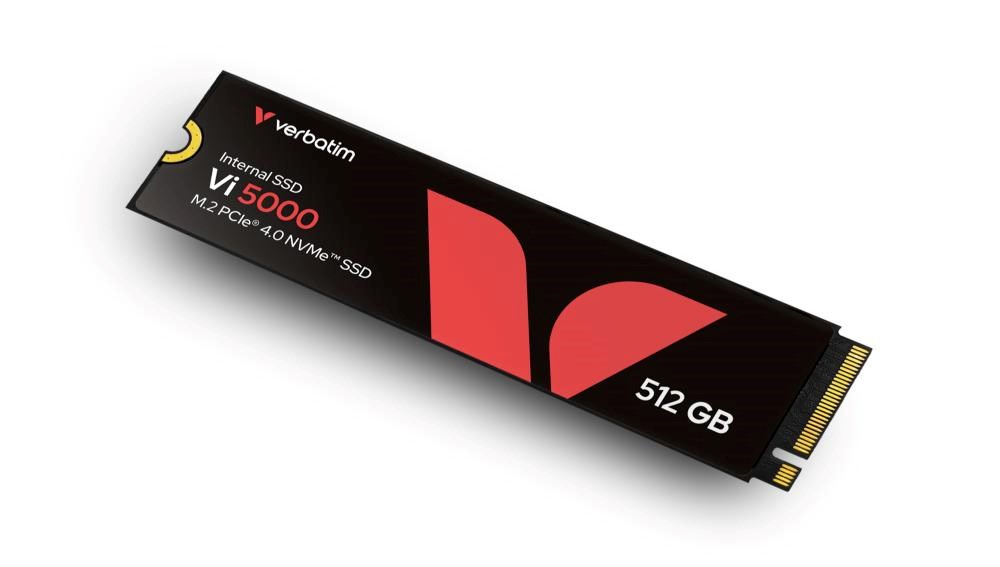 VERBATIM SSD Vi5000 Internal PCIe NVMe M.2 SSD 512GB , W2500/ R 5000 MB/s