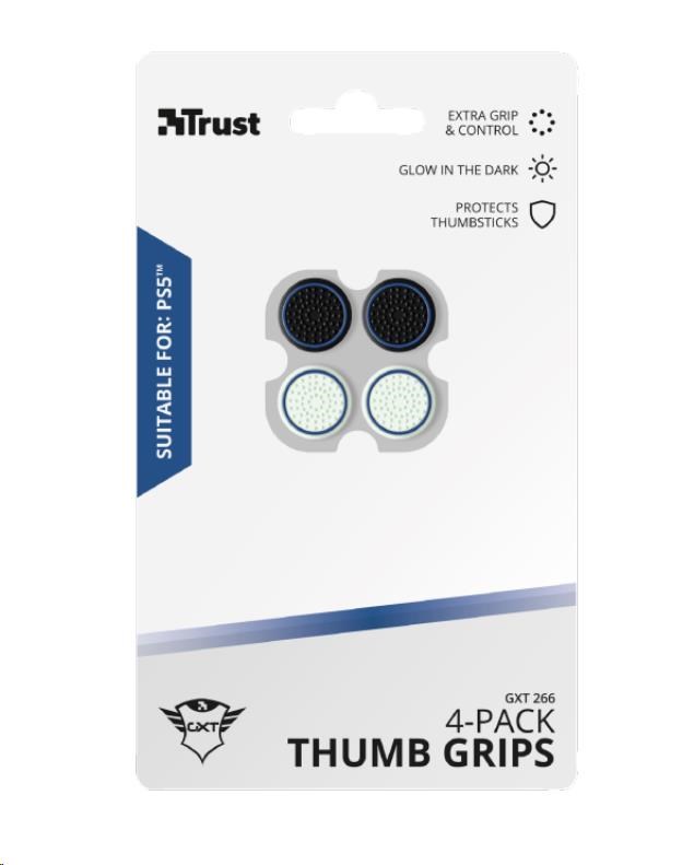 TRUST Silikonové krytky GXT 266 4-pack Thumb Grips for PS5